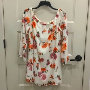 Floral Off the Shoulder Dress